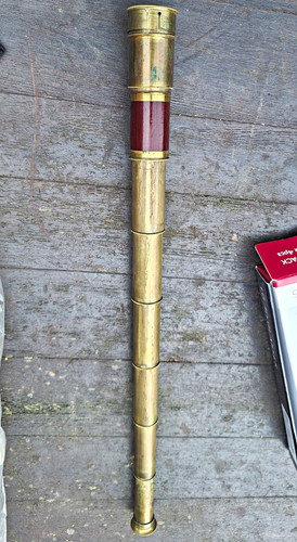 Antikes optiker fernrohr aus - antikes, optiker-fernrohr