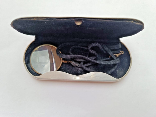 Antikes monokel mit - monokel, etui