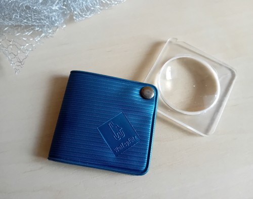 Ddr wolfpfütz klapplupe - wolfpfütz, glas