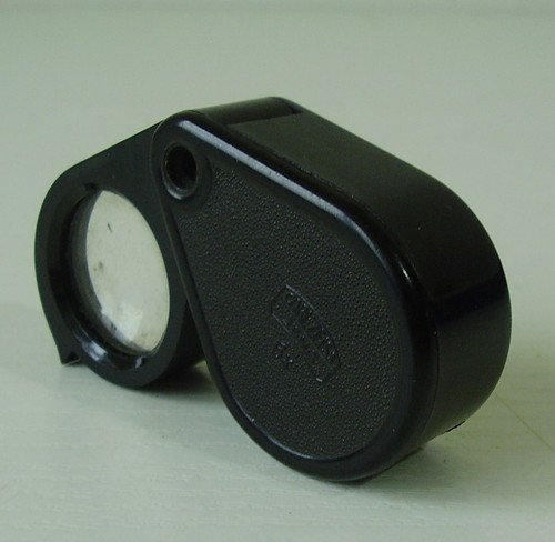 Bakelit taschenlupe carl - bakelit, zeiss
