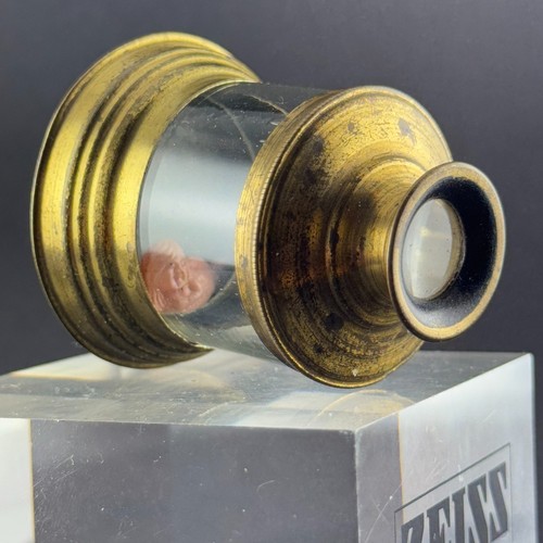 Antique brass insectoscope - antique,