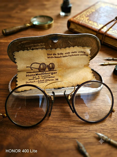 Antike optiker brille - antike, optiker-brille