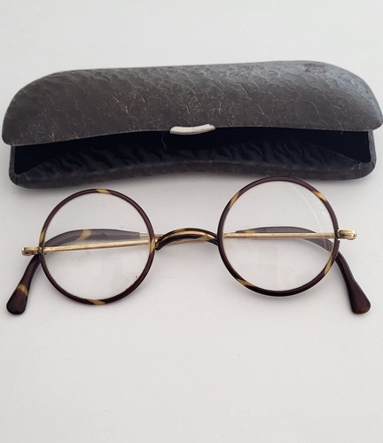 Antike runde brille blech - antike,