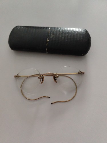 Antike brille etui - antike,