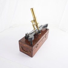 Messing-Mikroskop Antik im