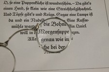 Lorgnette, Stielbrille, stark