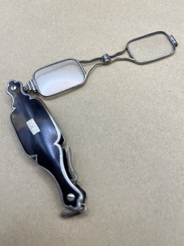 Antike klappbrille lorgnette - klappbrille,