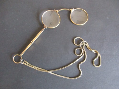 Antikes lorgnon mit kette - mit,