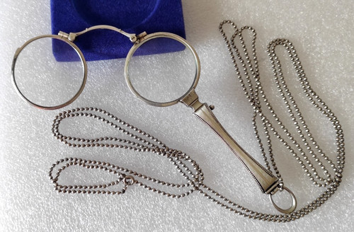 925 silber brille lorgnon - 925,