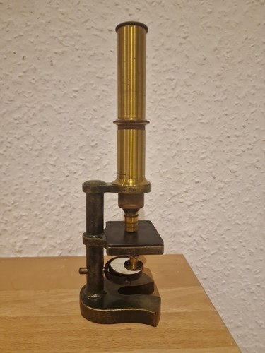 Mikroskop messing 1900 mit - mikroskop,