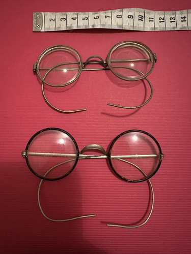 Antike brille 1880 u 1920 - zw.,