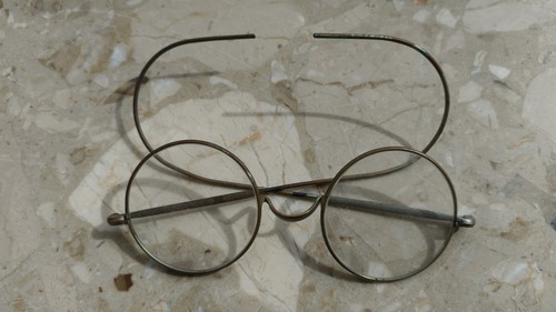 Nickelbrille original antik - nickelbrille,