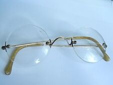  antike Brille Gold Farbe aus