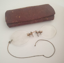 antiker Zwicker Brille "LUX